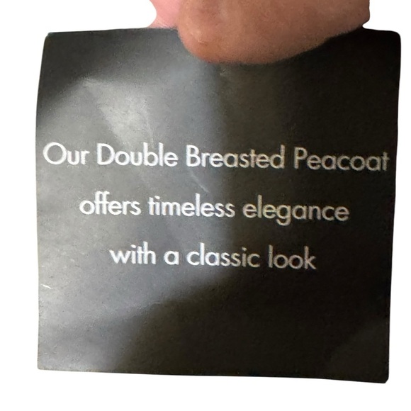 Jos A Bank NWT Mens Wool Pea Coat size XL - Picture 9 of 12